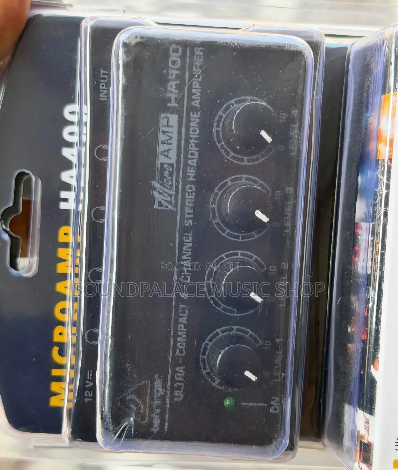 Behringer MicroAMP HA400 4-Channel Stereo Headphone Amplifier.