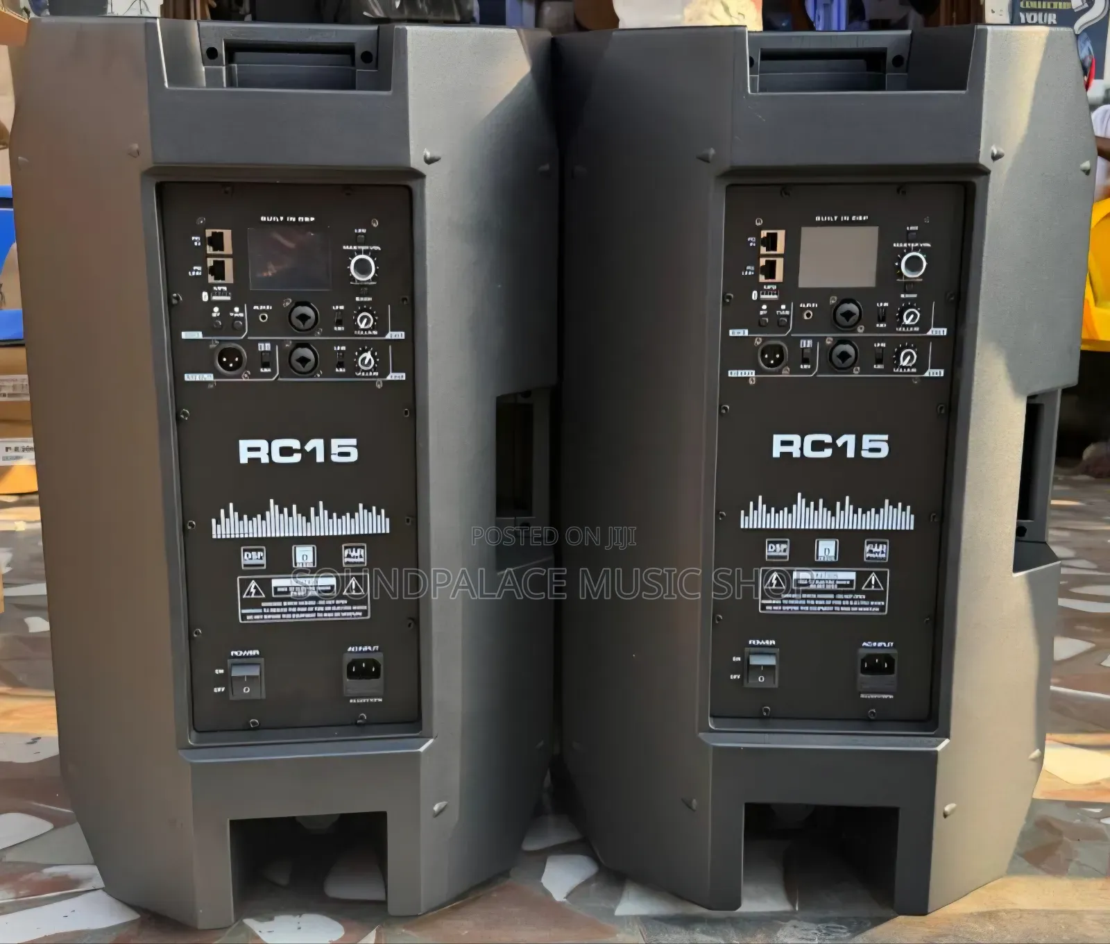 RCF RC15 Active Pair of 15-Inch PA Speakers
