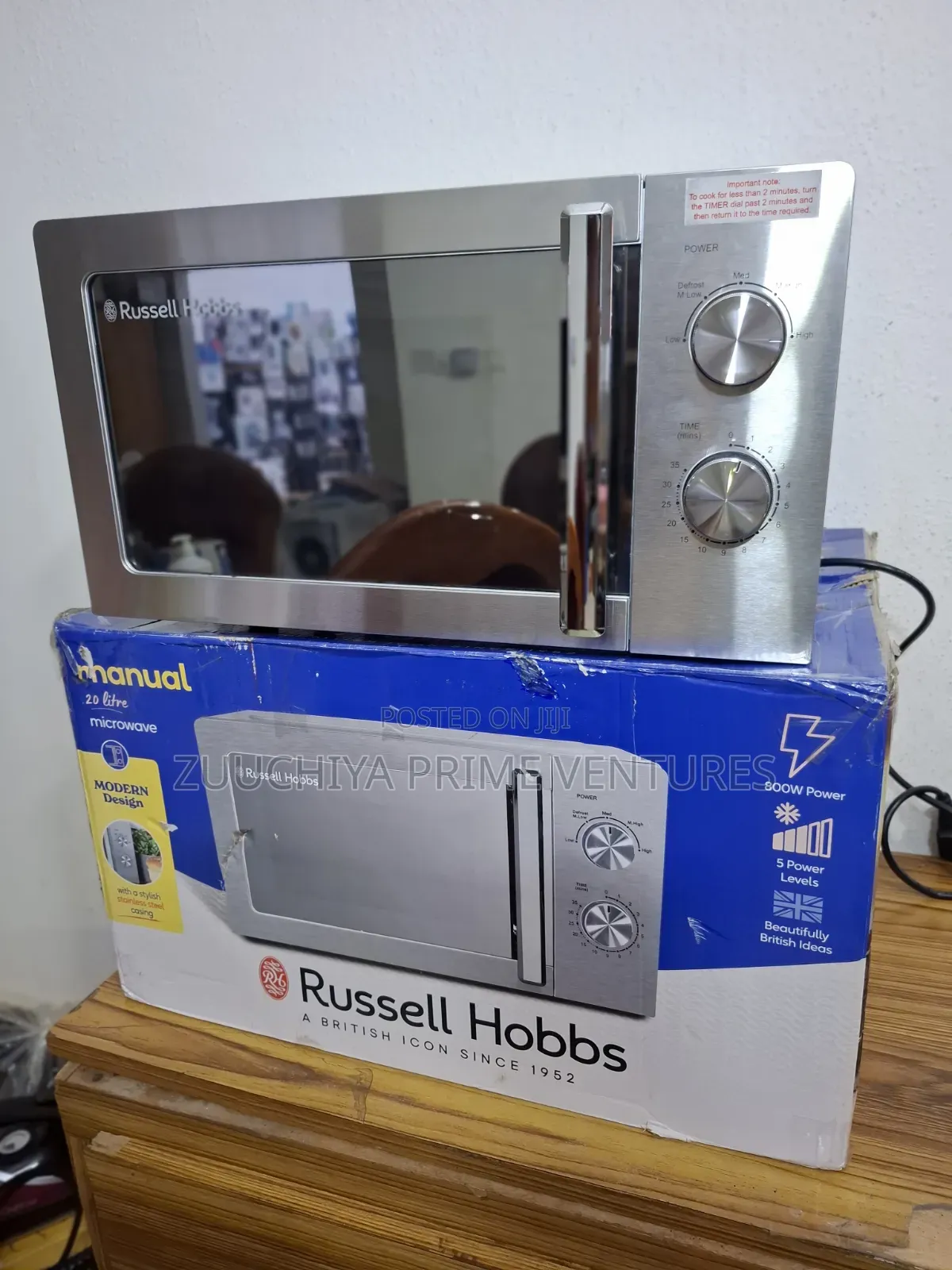 20.L Russell Hobbs Stainless Steel Microwave From Uk