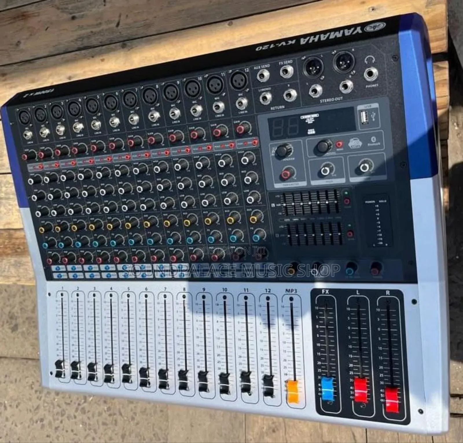Yamaha KV-120 12-Channel Powered Audio Mixer