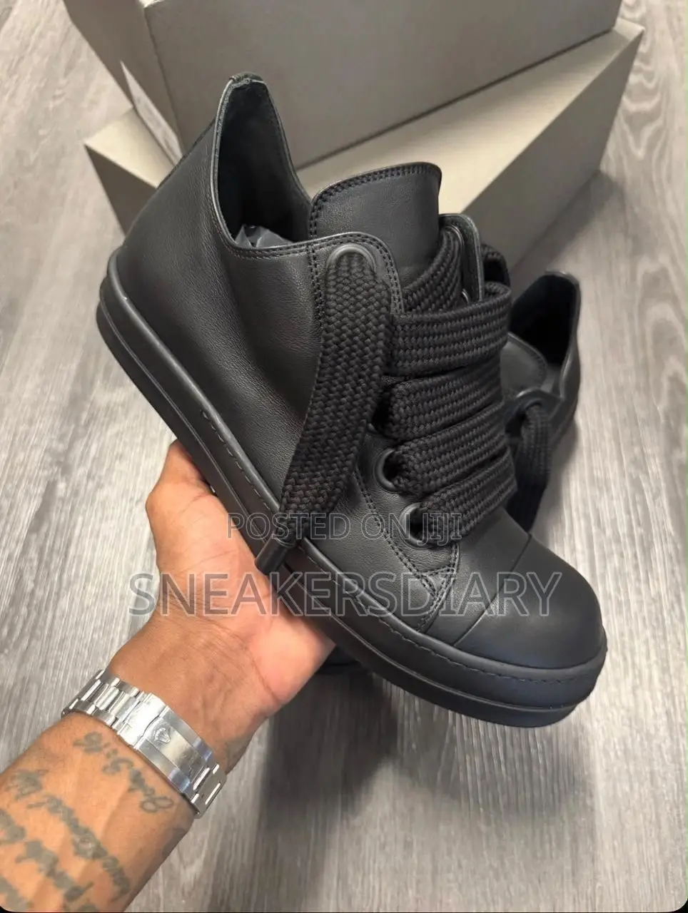 All Black RICK OWENS Sneaker