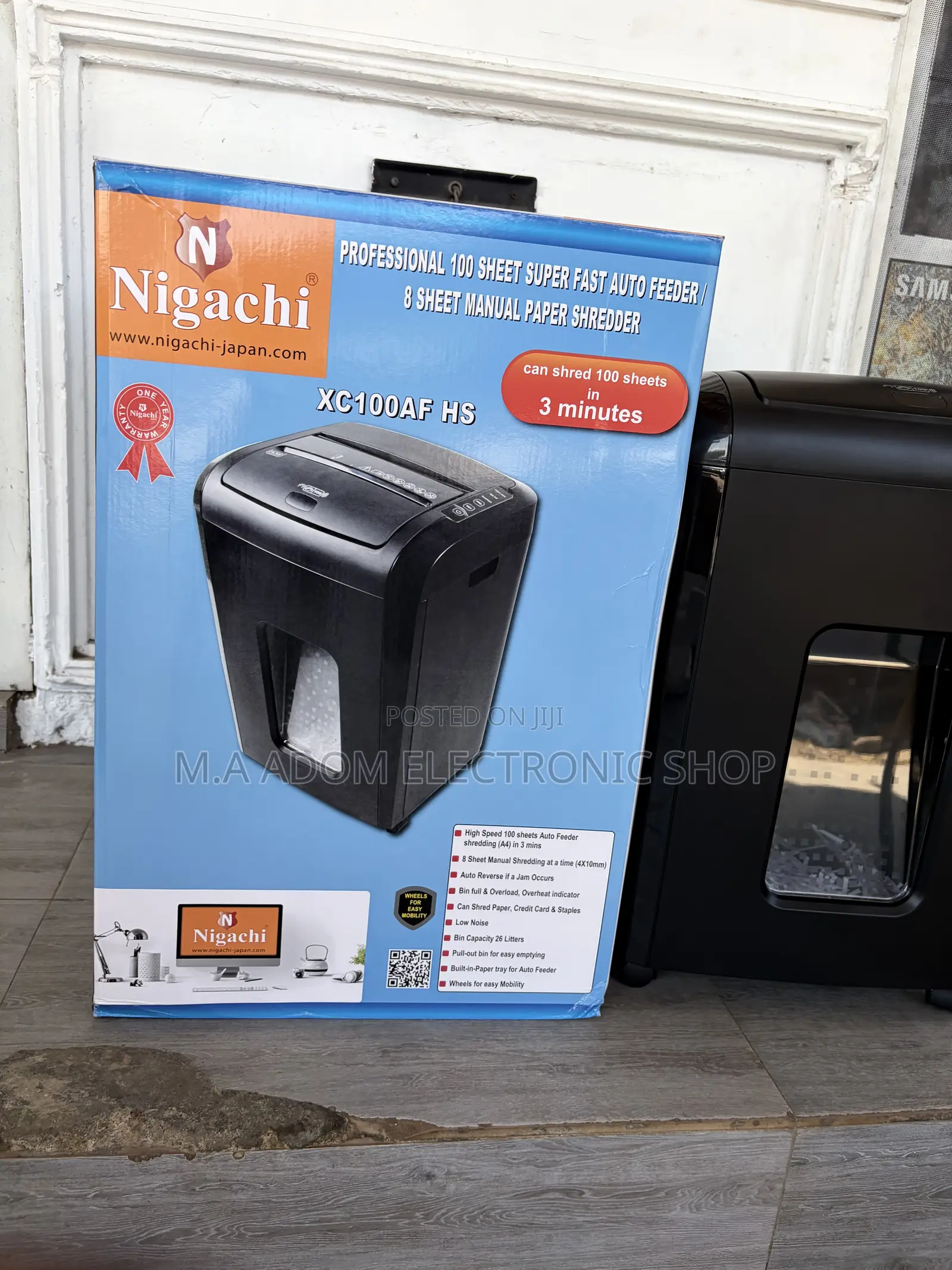 Nigachi 100 Sheets Shredder