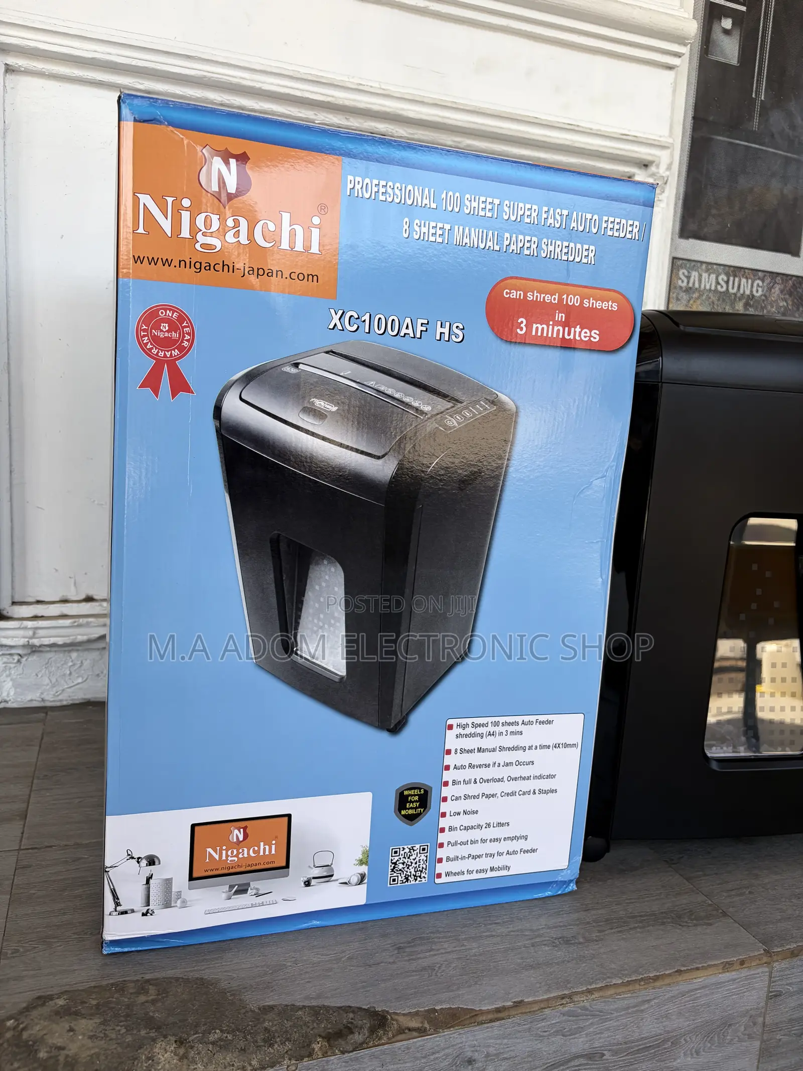 Nigachi 100 Sheets Shredder