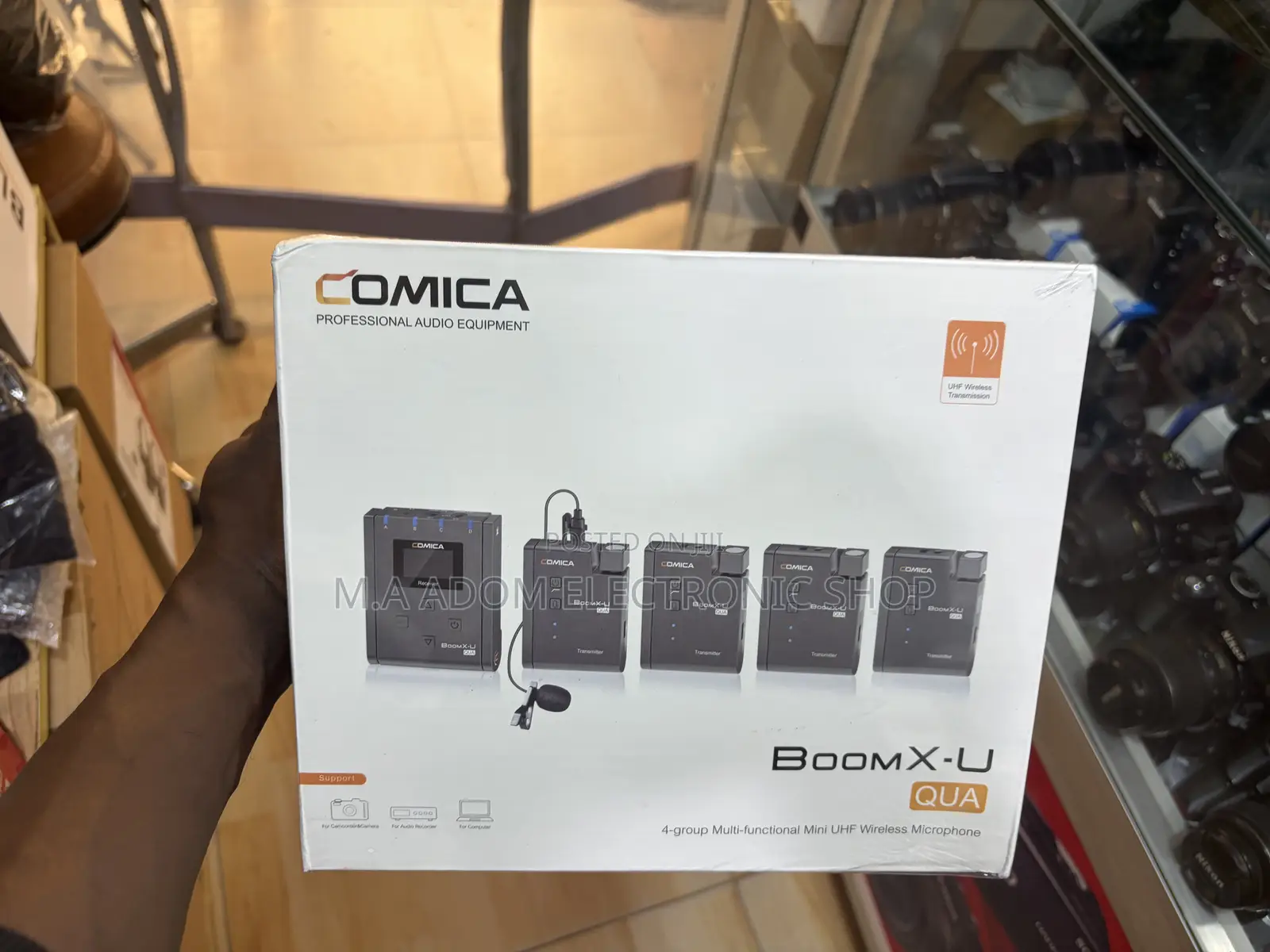 Cominca 4 Group Multi Functional Mini Uhf Microphone