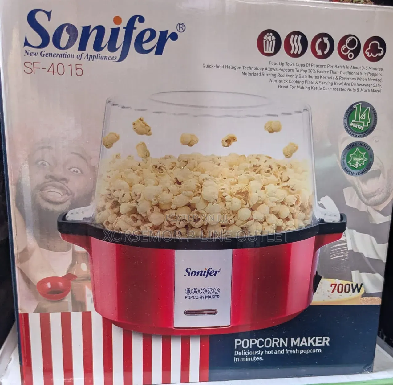 Sonifer Sn-4015 Popcorn Maker