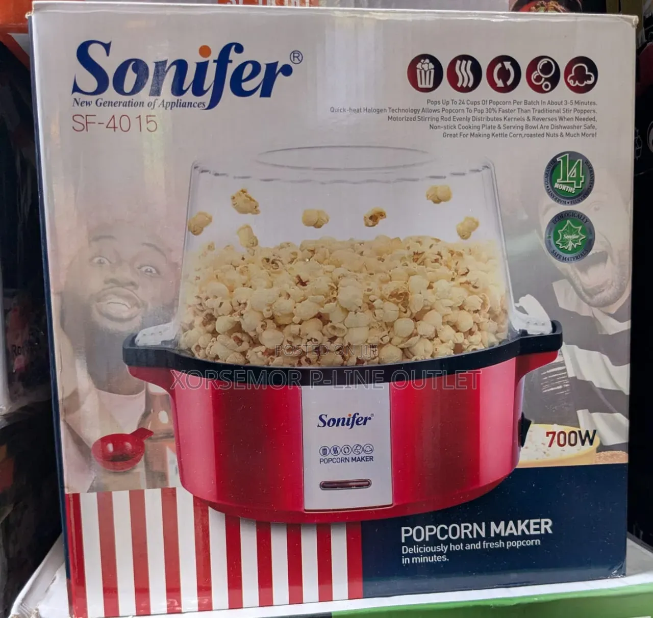 Sonifer Sn-4015 Popcorn Maker