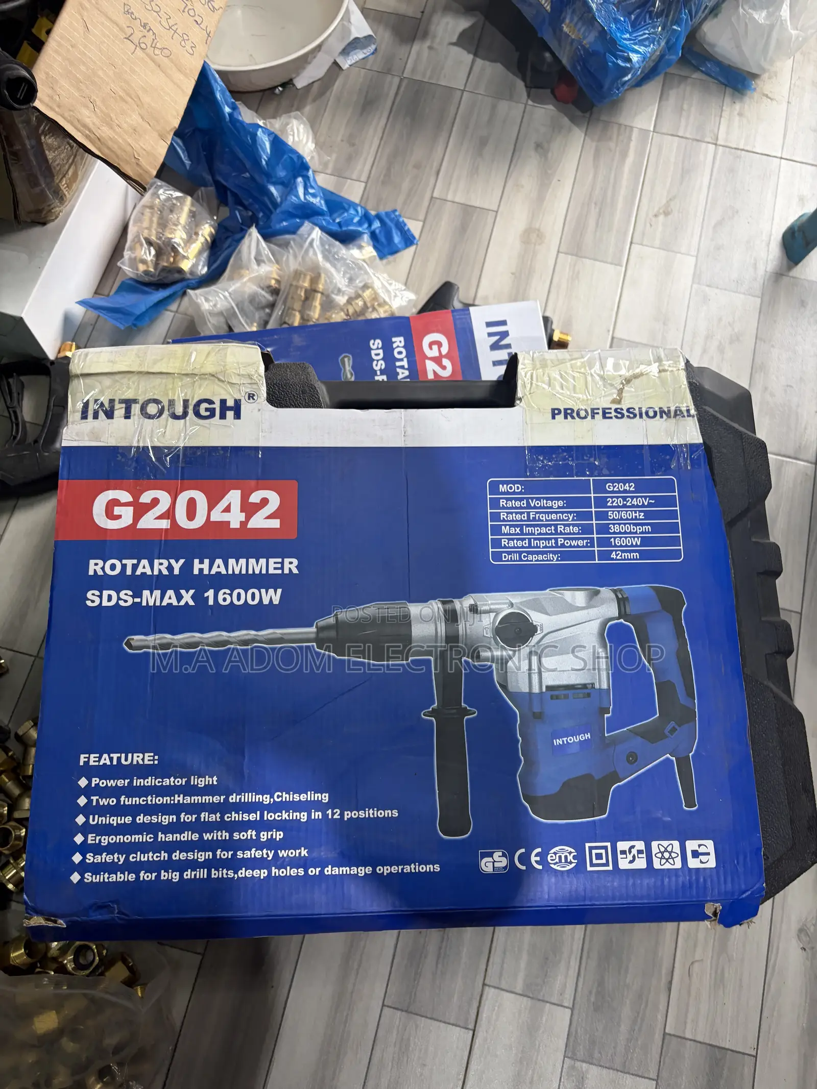 G2042 Rotary Hammer SDS-Max 1600w