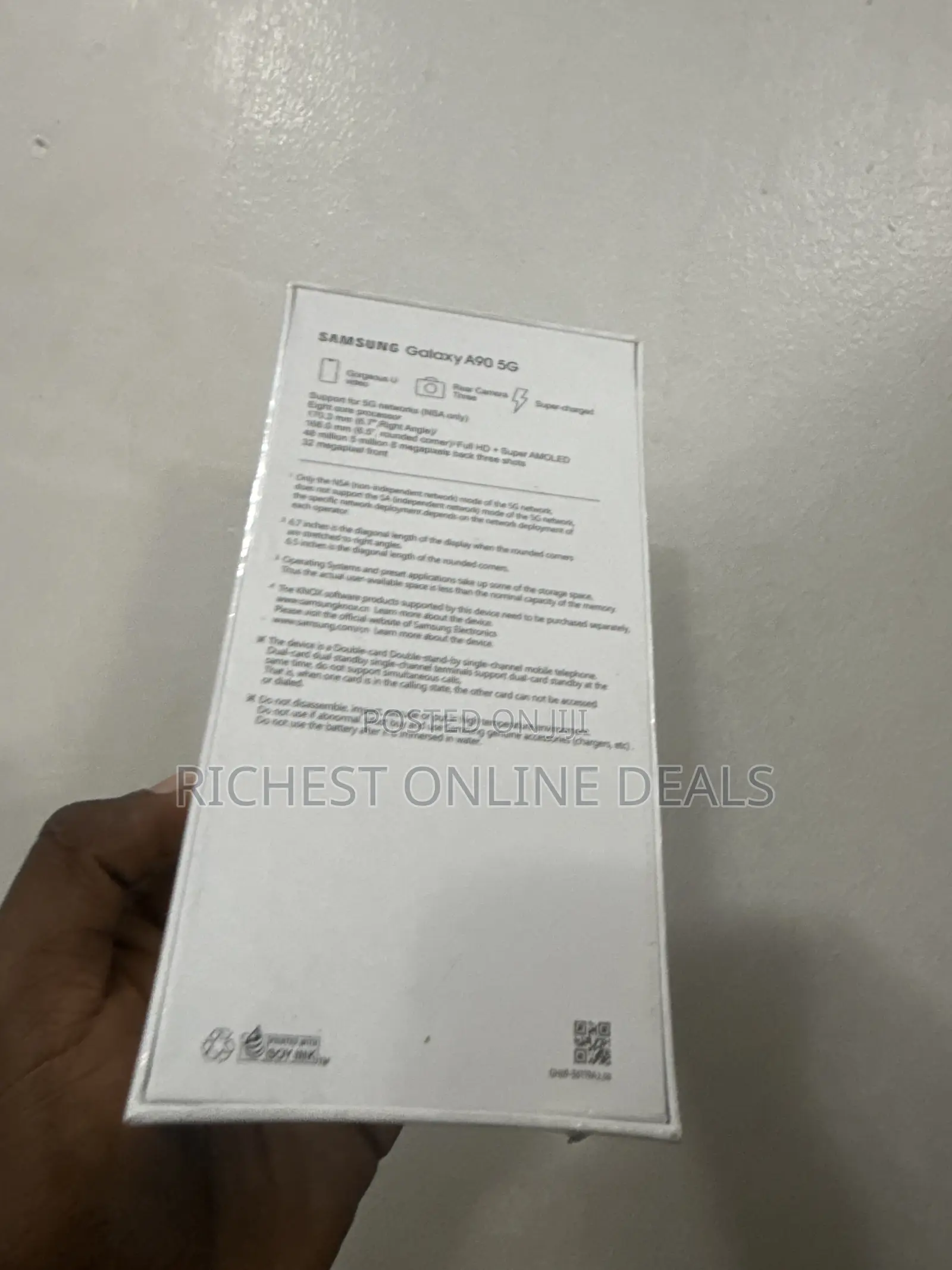 New Samsung Galaxy A90 5G 128 GB Black