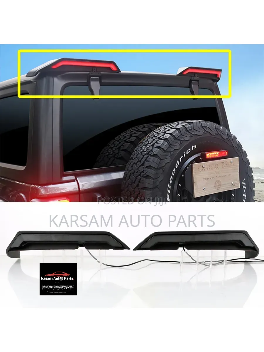 Rear Roof Spoiler Wrangler Led