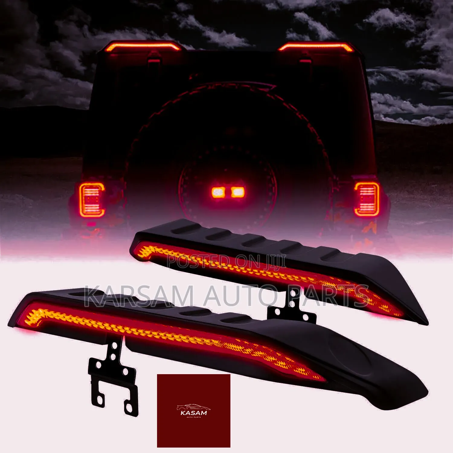 Rear Roof Spoiler Wrangler Led