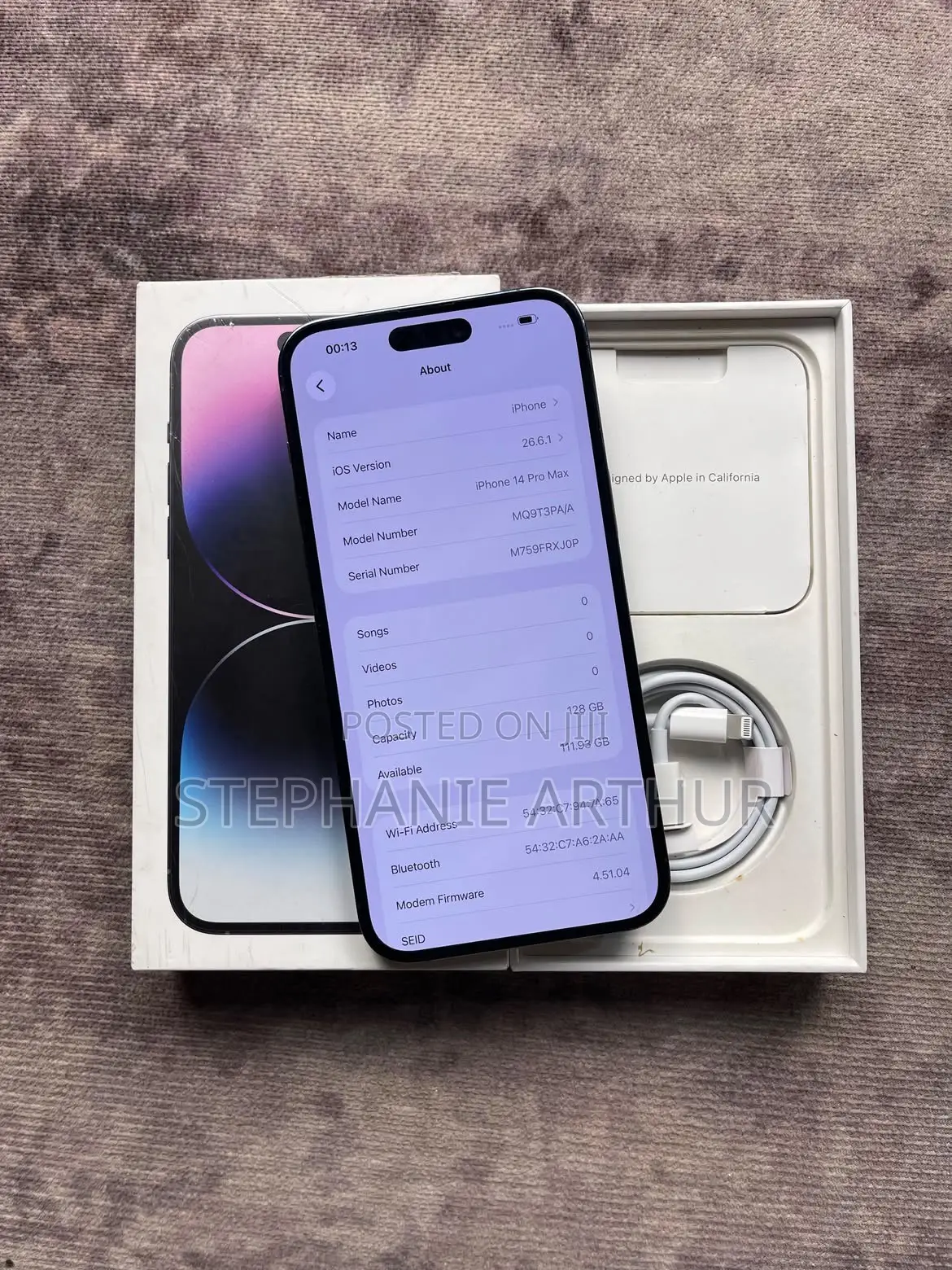 Apple iPhone 14 Pro Max 128 GB Purple