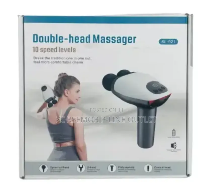 Double Massage Gun With 10 Speed Level