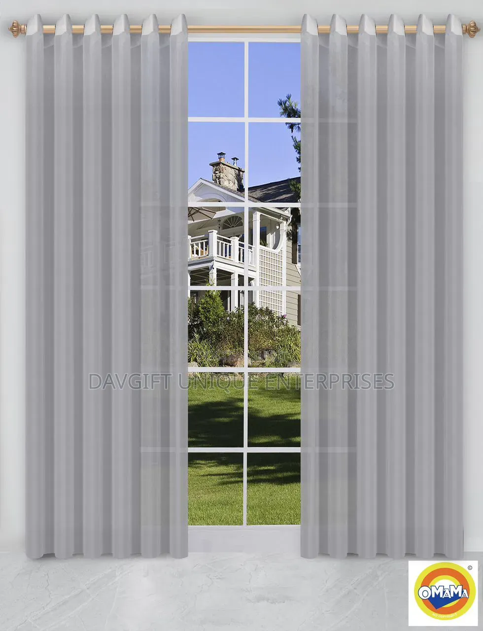 Original Beautiful 2pcs Voil Curtains