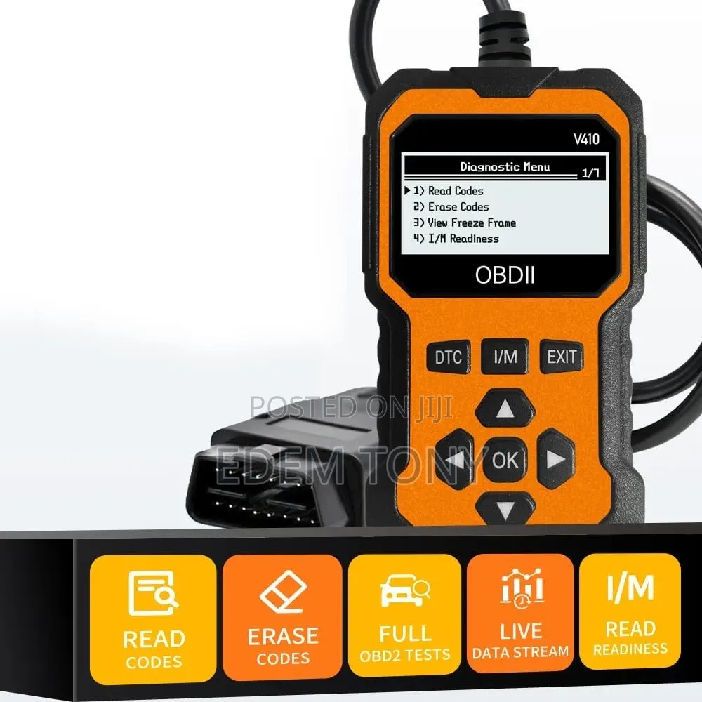 OBD2 Scanner Car Diagnostic Tool for All Vehicles Live Data Fix