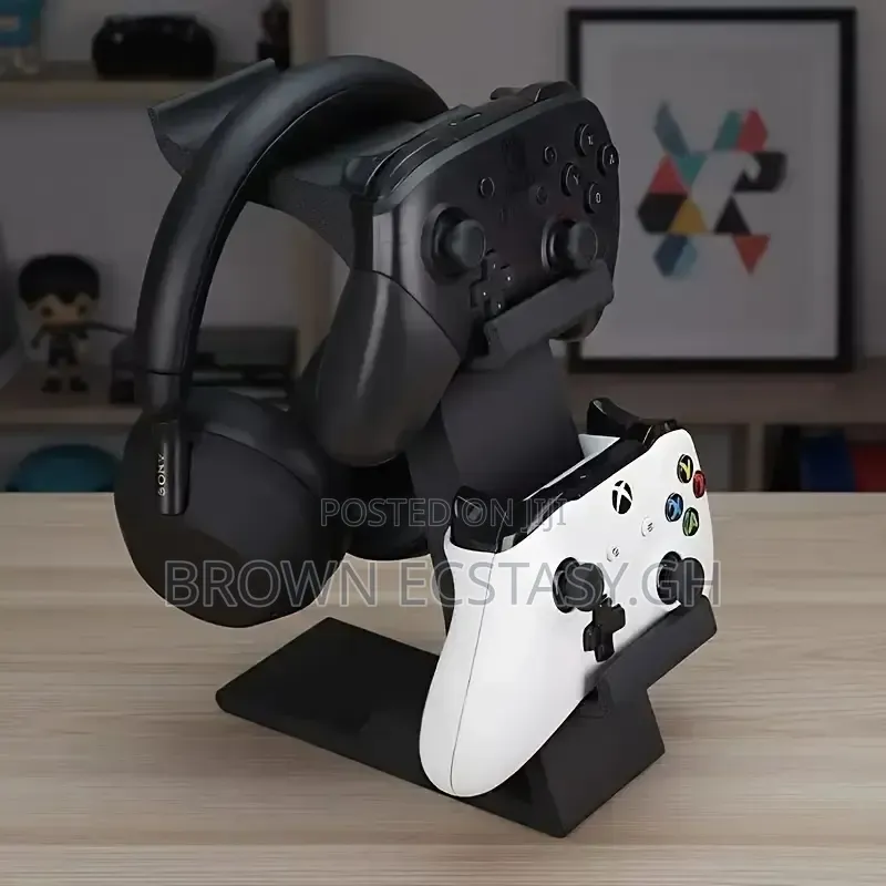 Vertical 3 in 1 Game Controller Stand