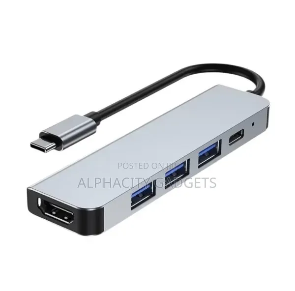 5in1 USB C Hub to HD TV Adapter - A00202