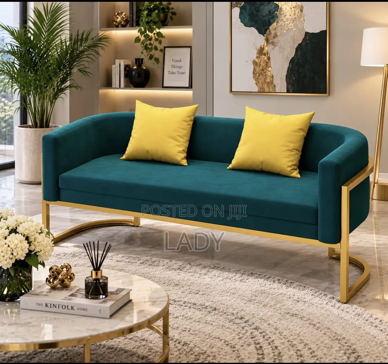 Gold Sofa for Sale