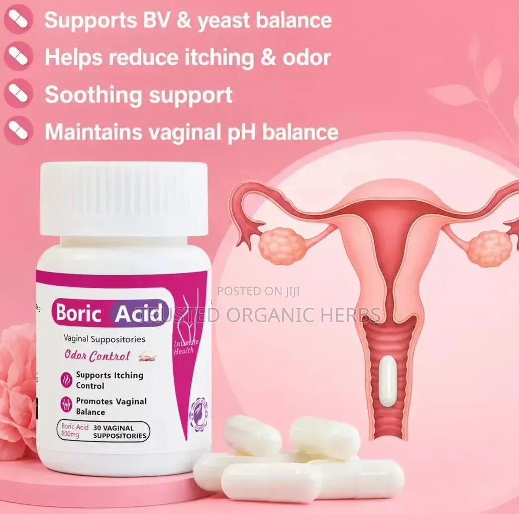 Boric Acid Vaginal Suppositories - Odor Control