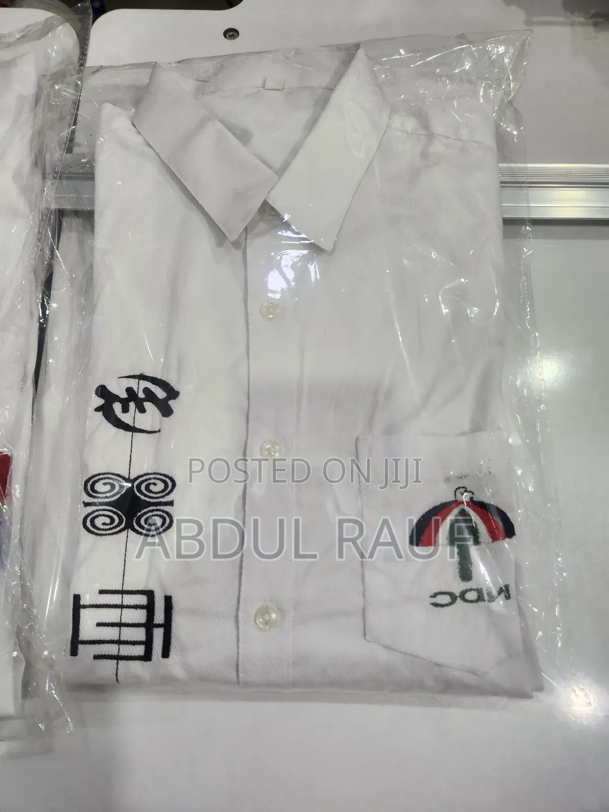Branded White Cotton Shirt