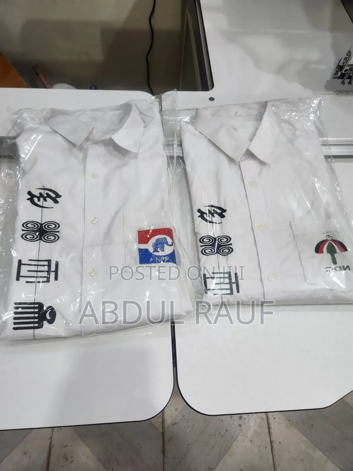 Branded White Cotton Shirt