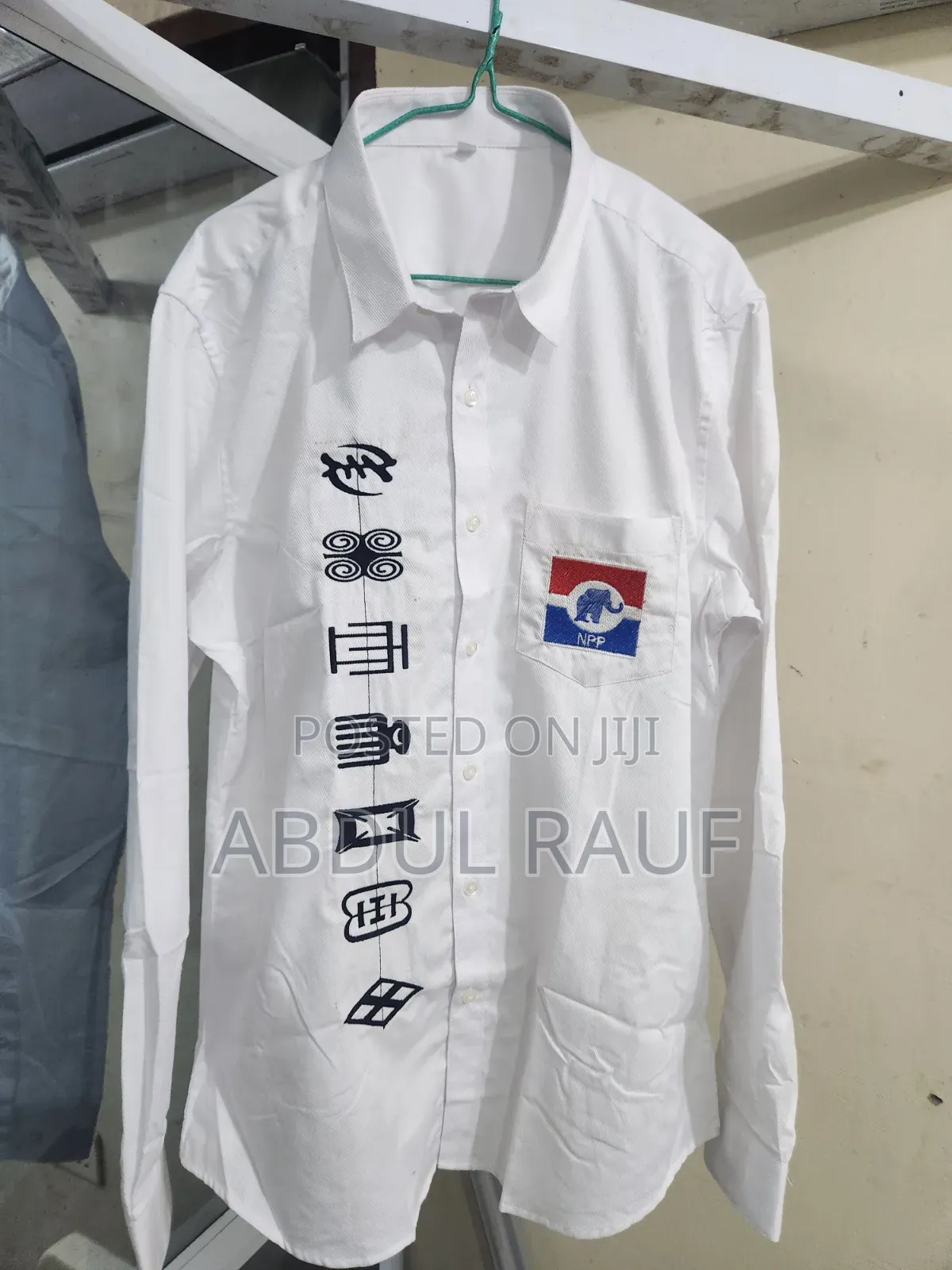 Branded White Cotton Shirt