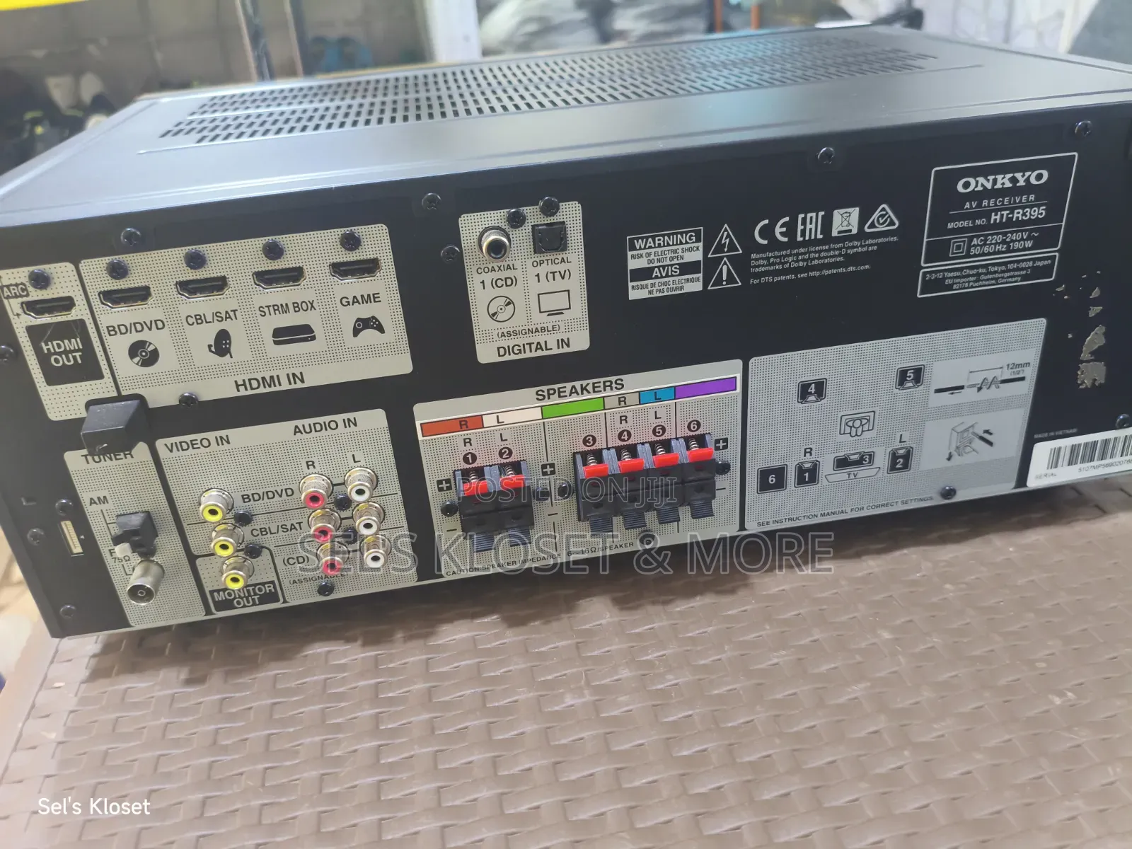 Onkyo HT-R3395 5.1-Channel AV Receiver