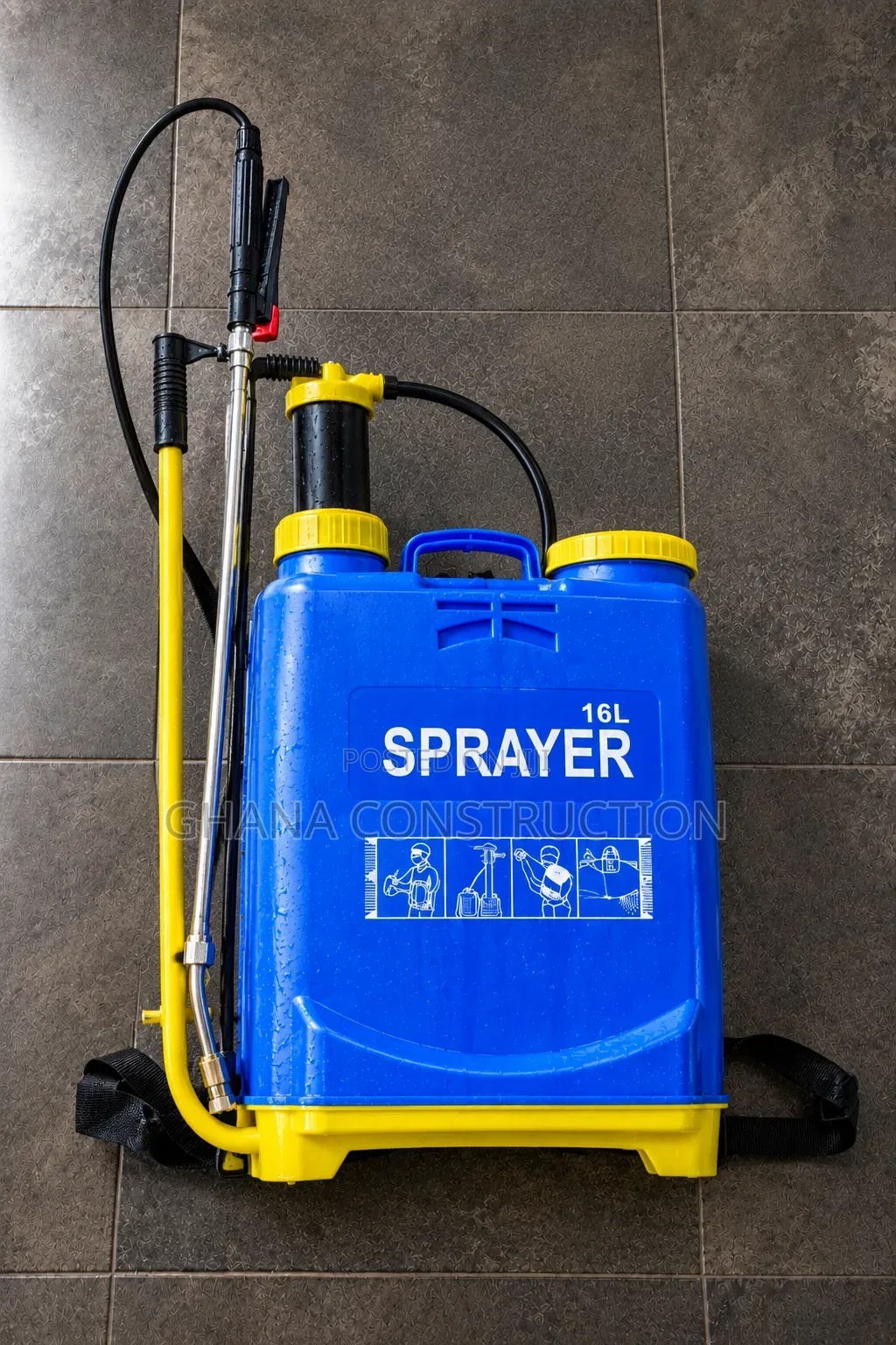 16L Manual Knapsack Pressure Sprayer for Farming Gardening