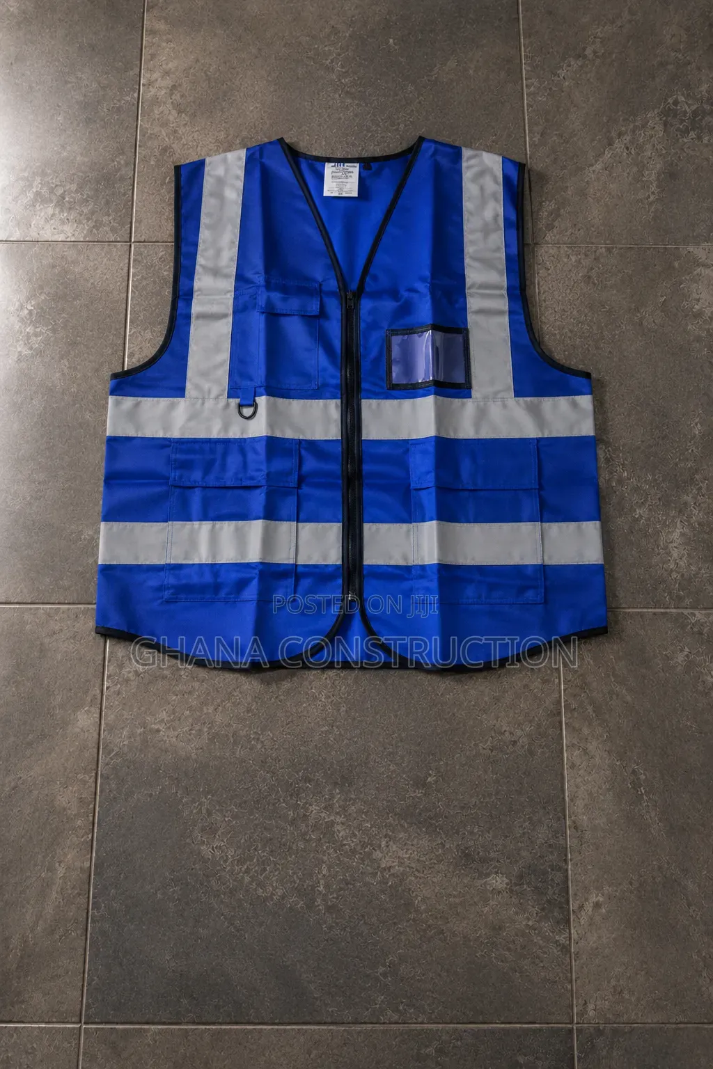 Reflective Safety Vest With Pockets for Construction & Road Work