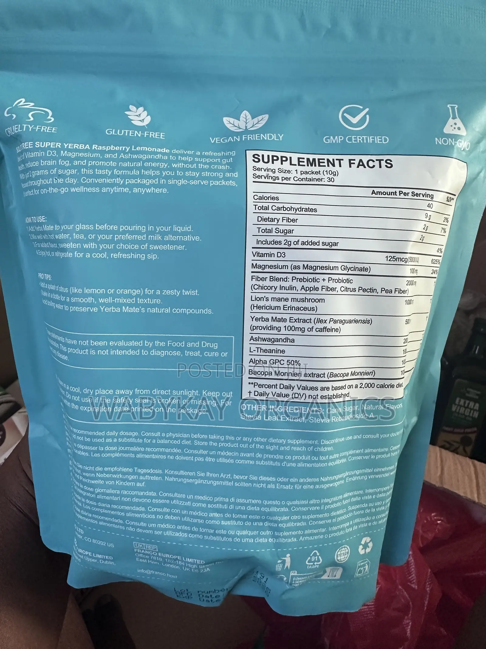 Duper Yerba Magnesuim, Ashwaganda Vit D