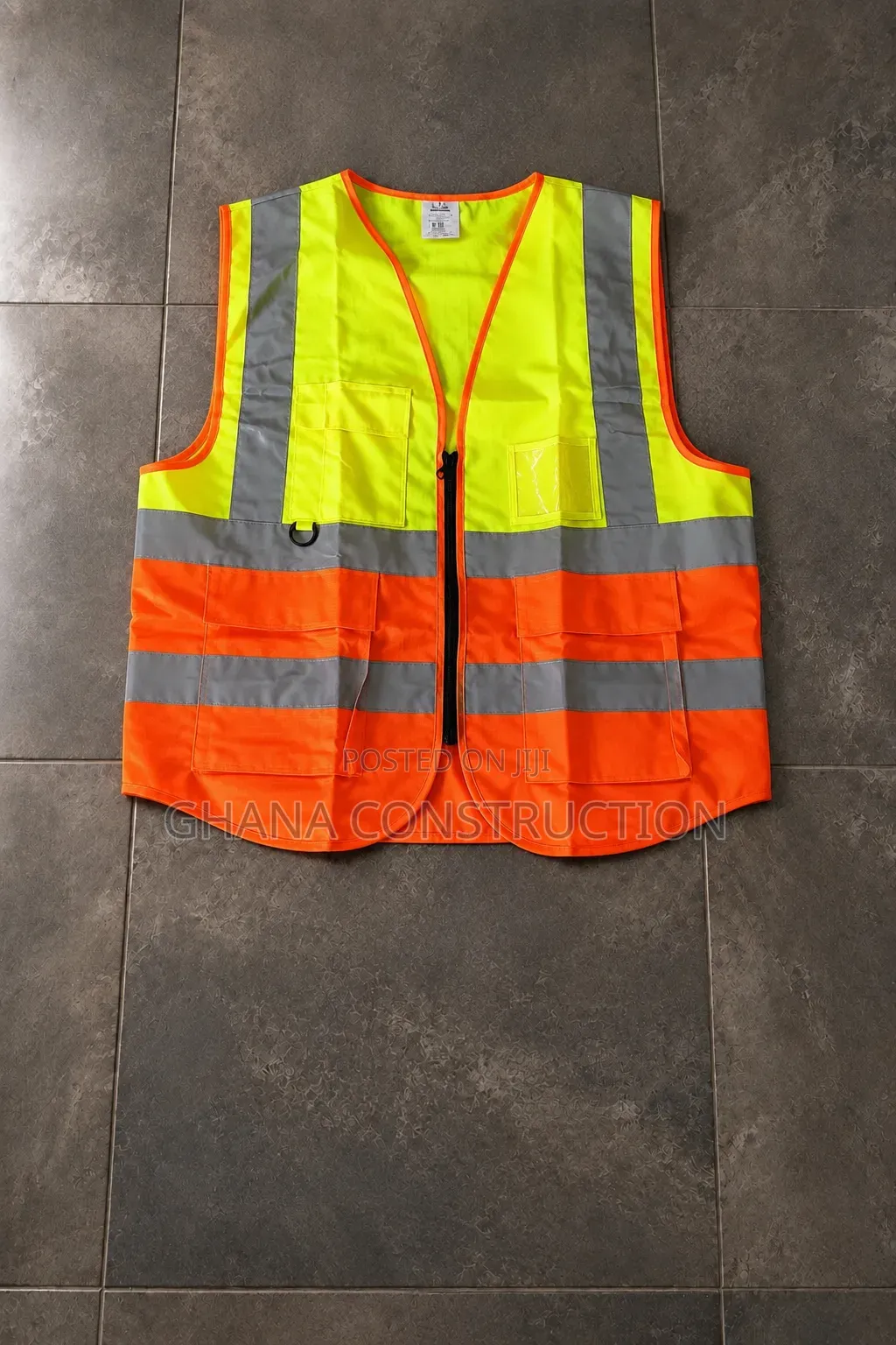 Hi Vis Reflective Safety Vest for Construction, Traffic & Security