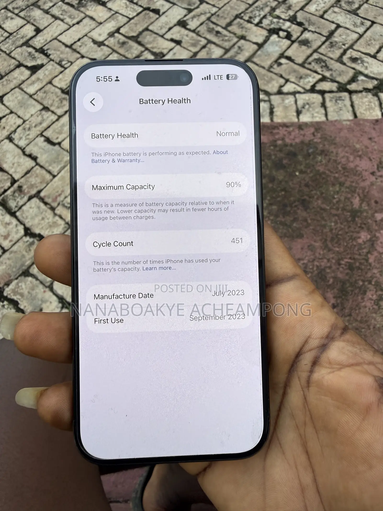 Apple iPhone 15 Pro 128 GB Blue