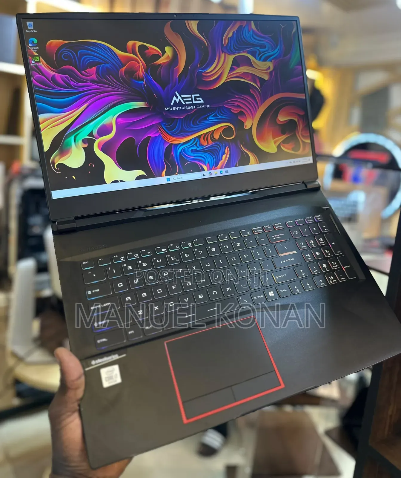 New Laptop MSI 16GB Intel Core i7 SSD 512GB