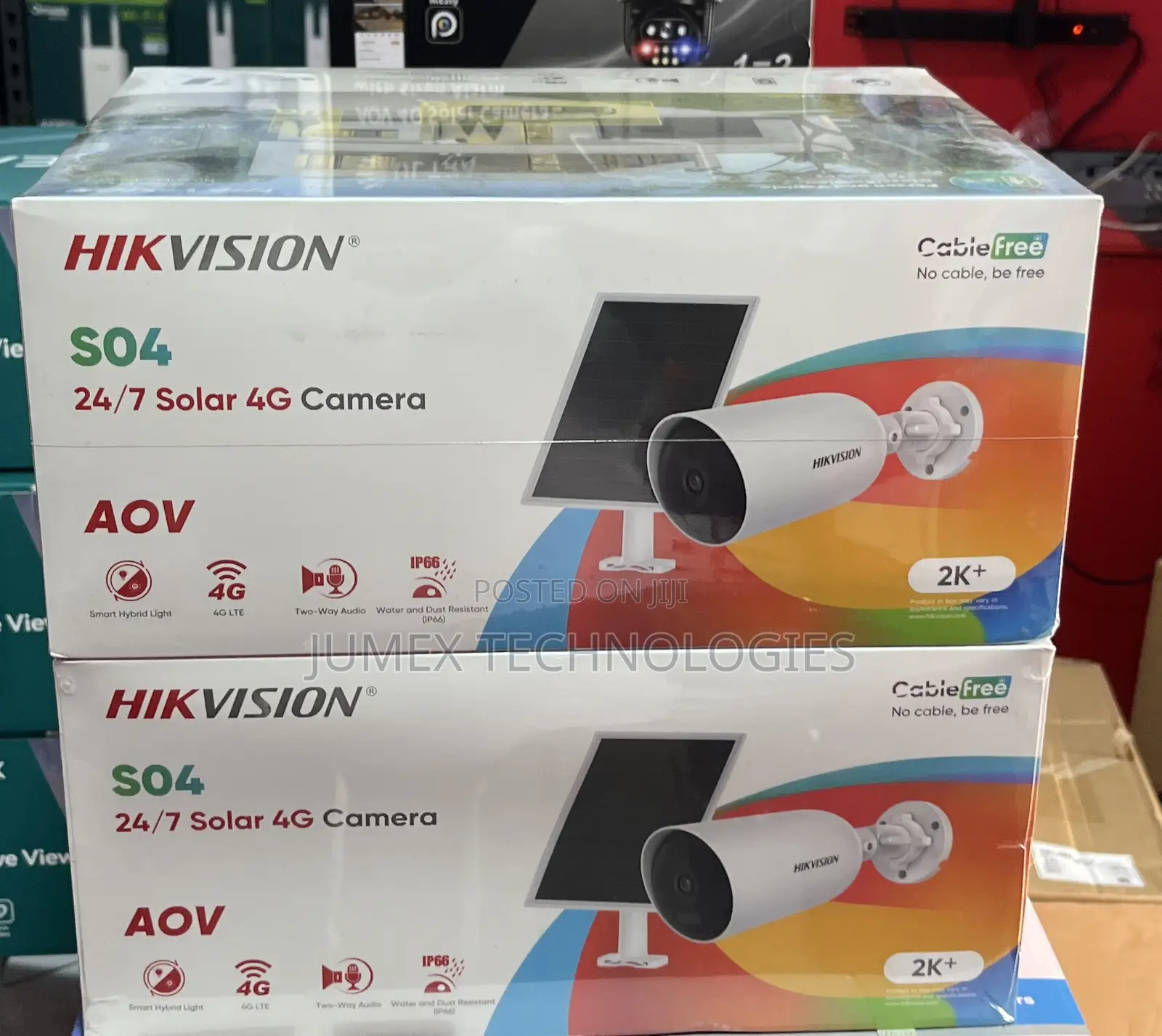 Hikvision 4g Solar Bullet Camera 4mp Ds-Cfs08/4g Aov +