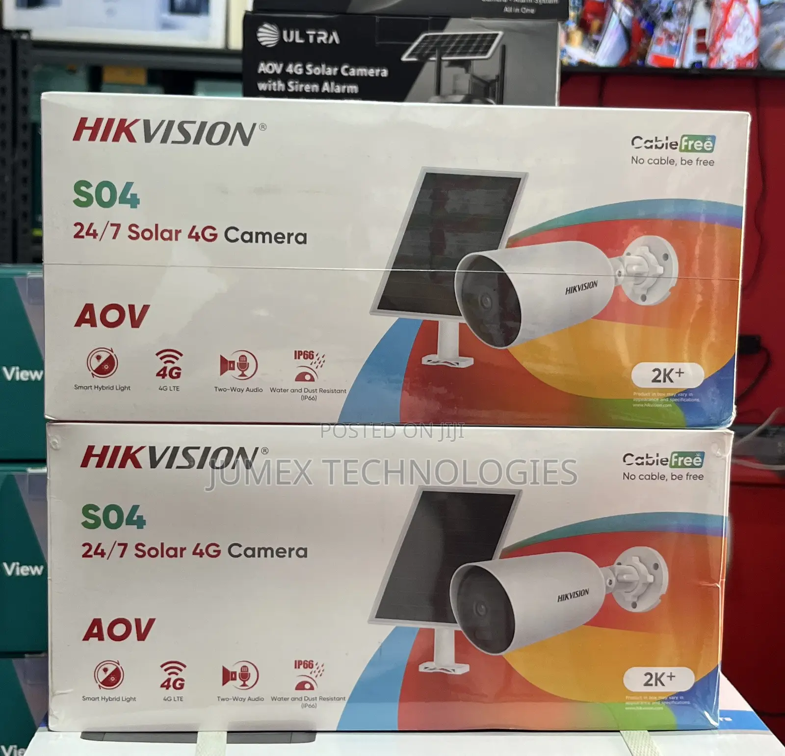 Hikvision 4g Solar Bullet Camera 4mp Ds-Cfs08/4g Aov +