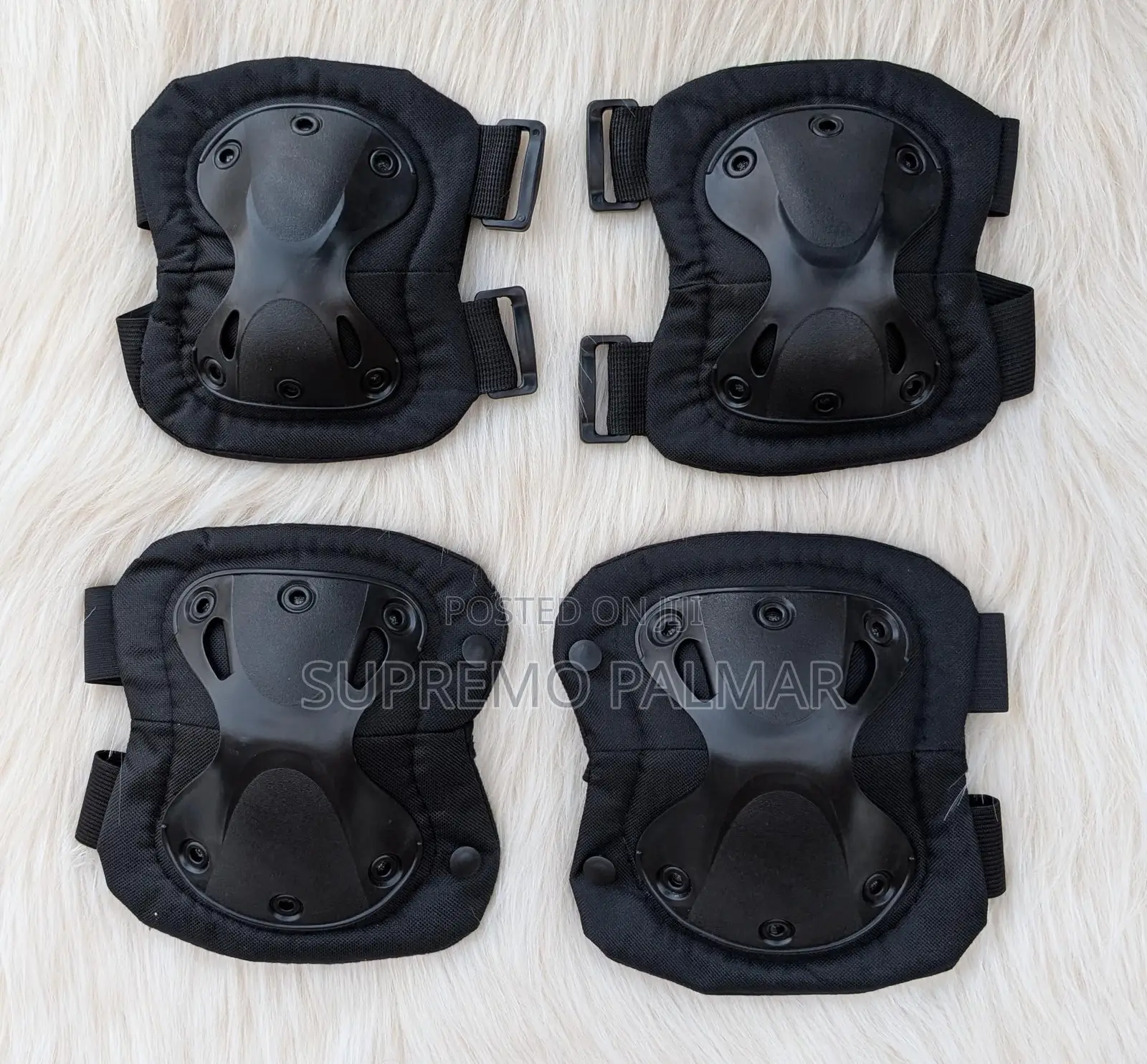 Elbow and Knee Pad Set – 4-Piece Protective Pads for Cycling...