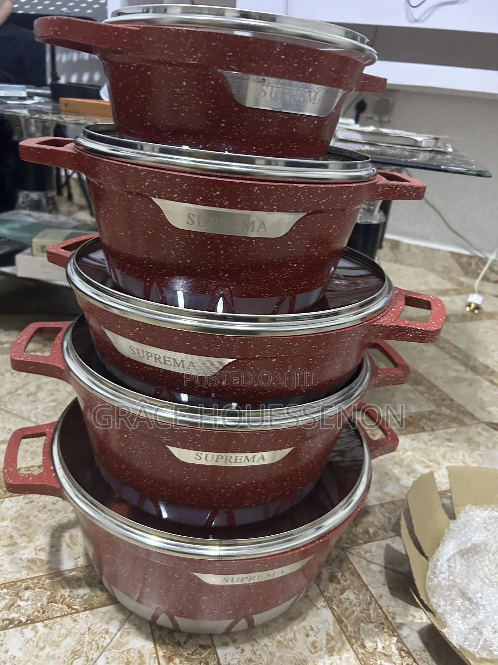 10 Pieces Die Cast Non Stick Cookware With Granite