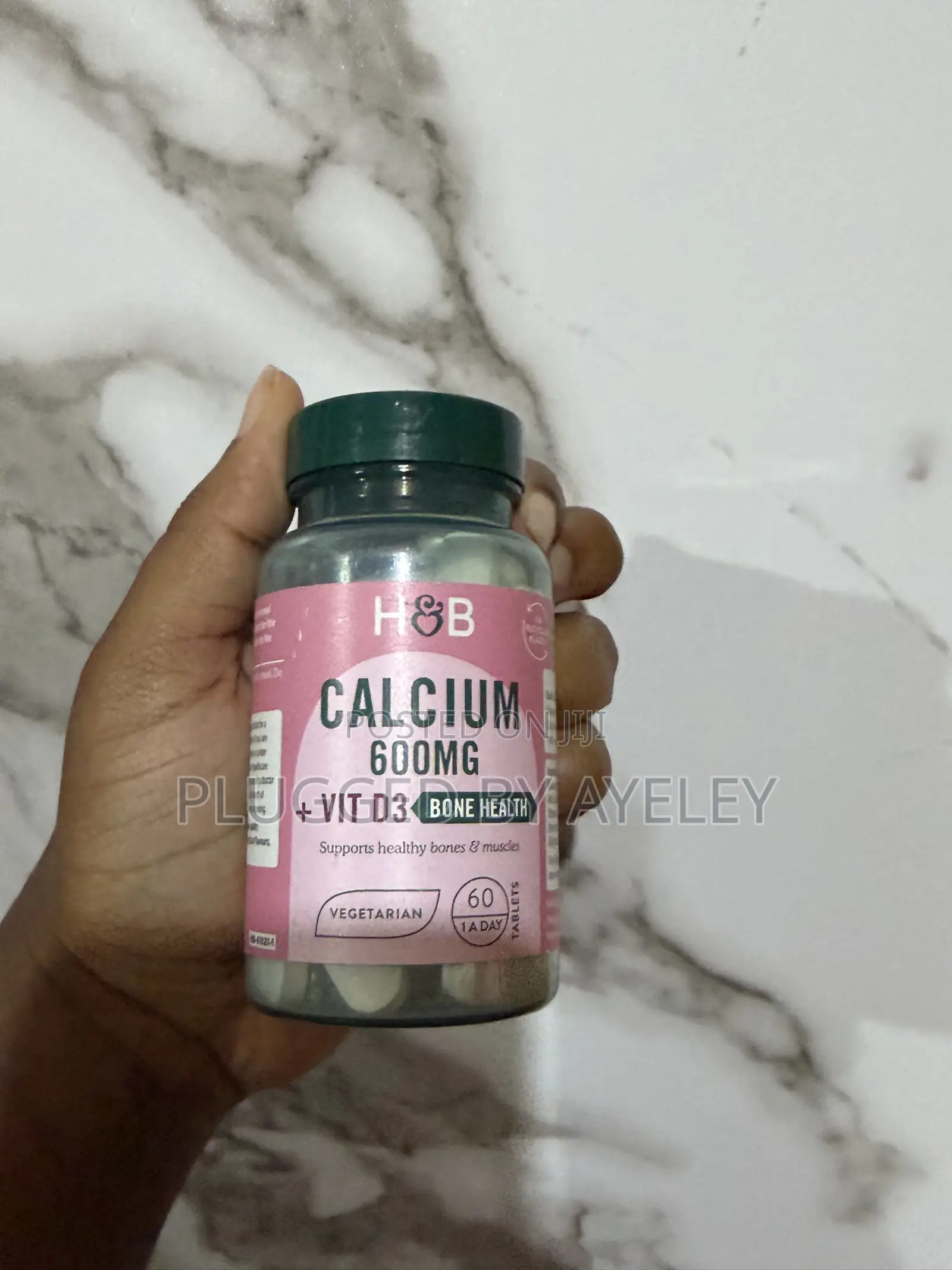 Calcium 600mg + Vit D3 Bone Health 60 Tabs