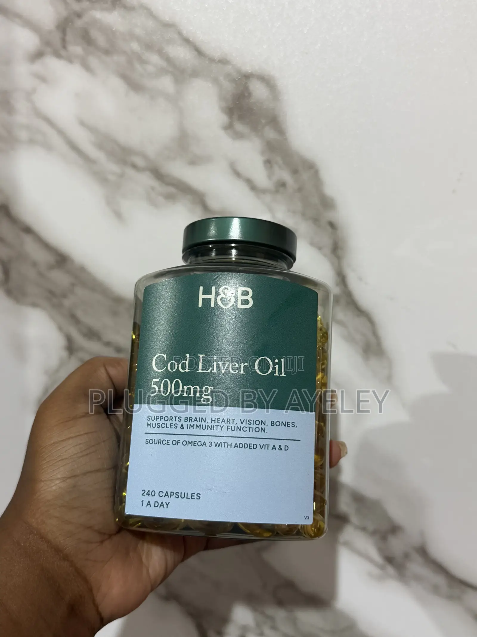 Cod Liver Oil 500mg 240 Capsules