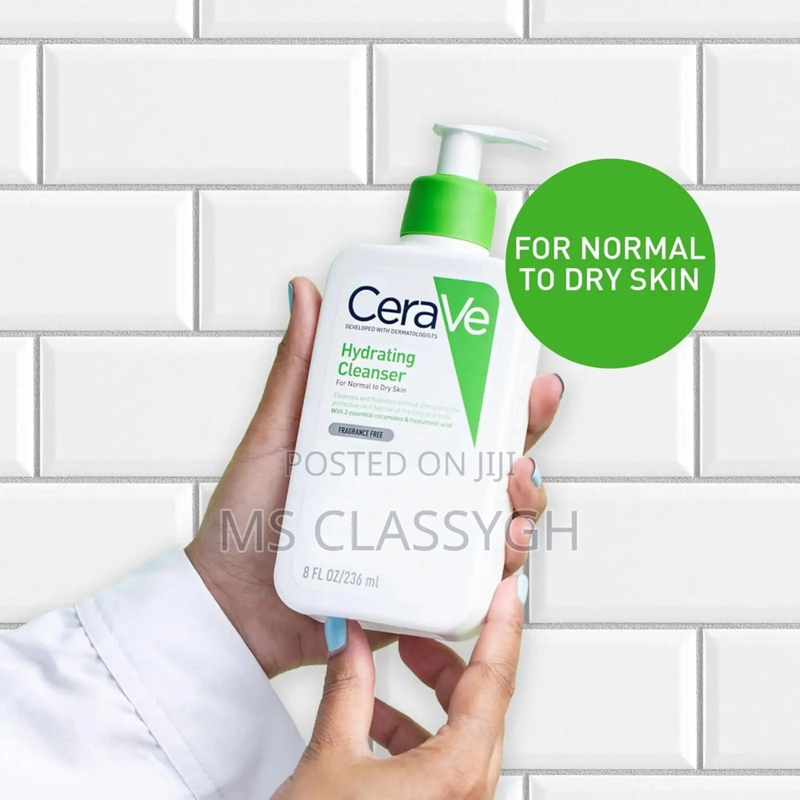 Cerave Hydrating Cleanser for Normal to Dry Skin