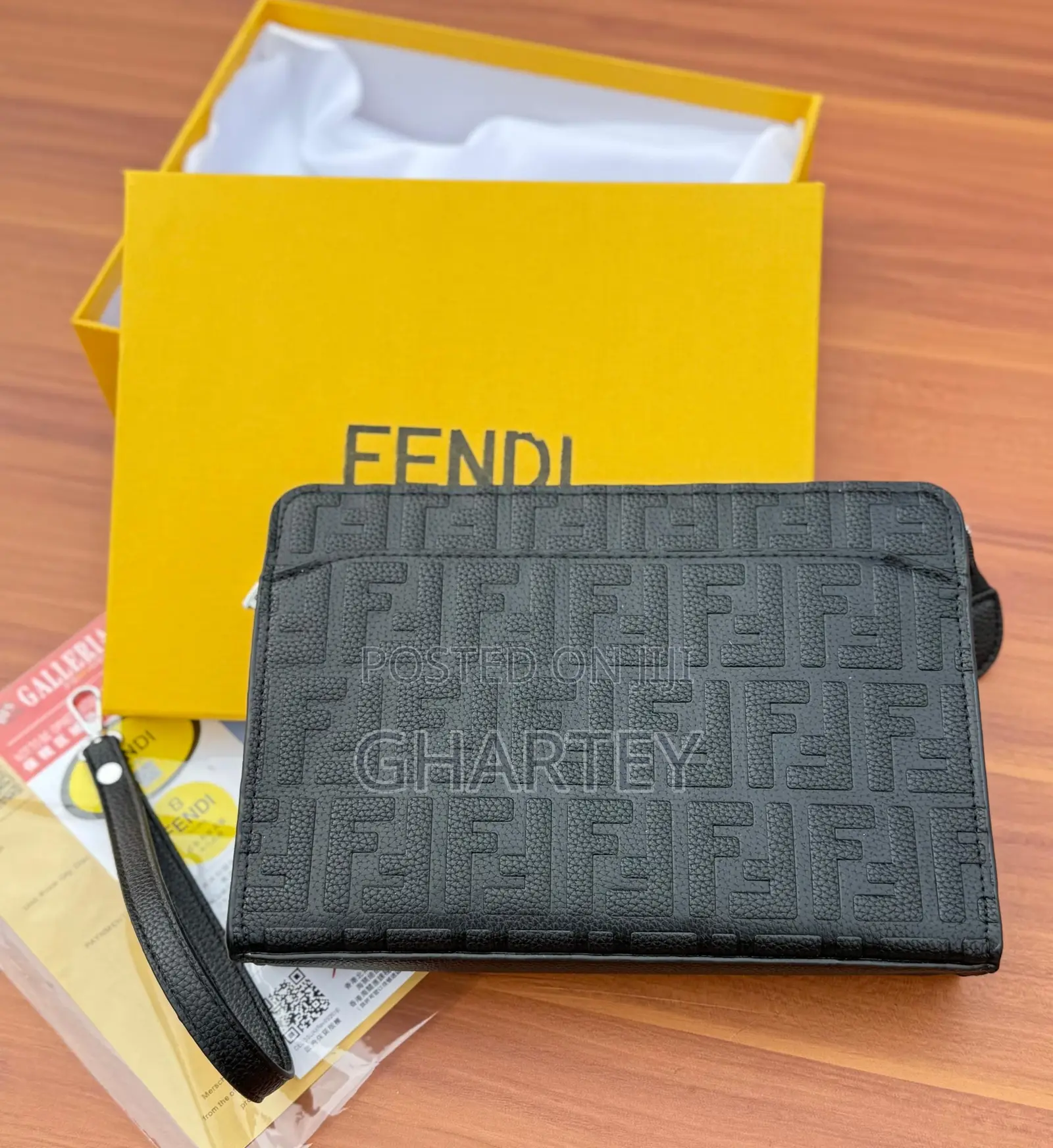 High Quality Leather Men’s Handbag - Available in Different Brands