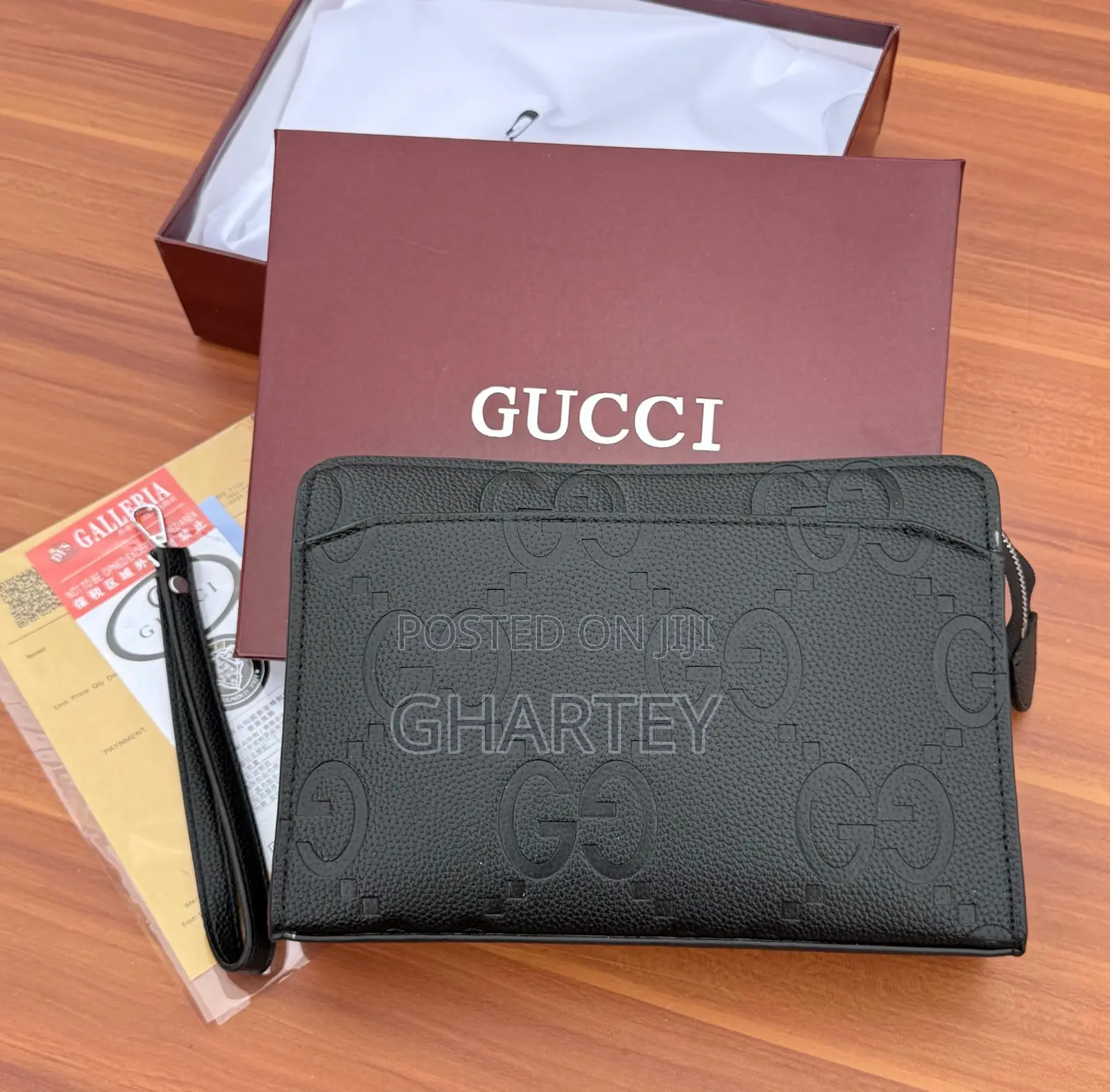 High Quality Leather Men’s Handbag - Available in Different Brands