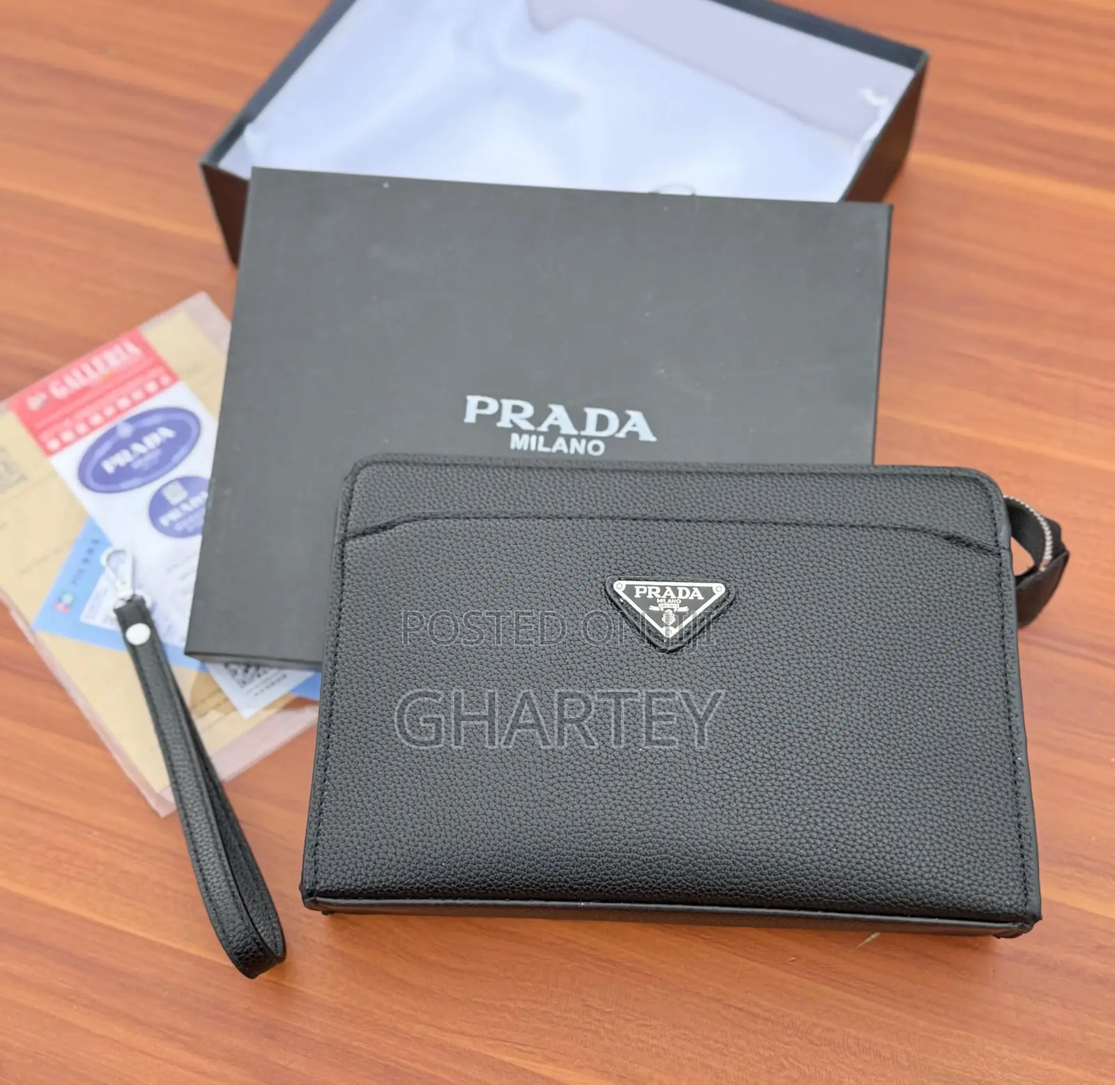 High Quality Leather Men’s Handbag - Available in Different Brands