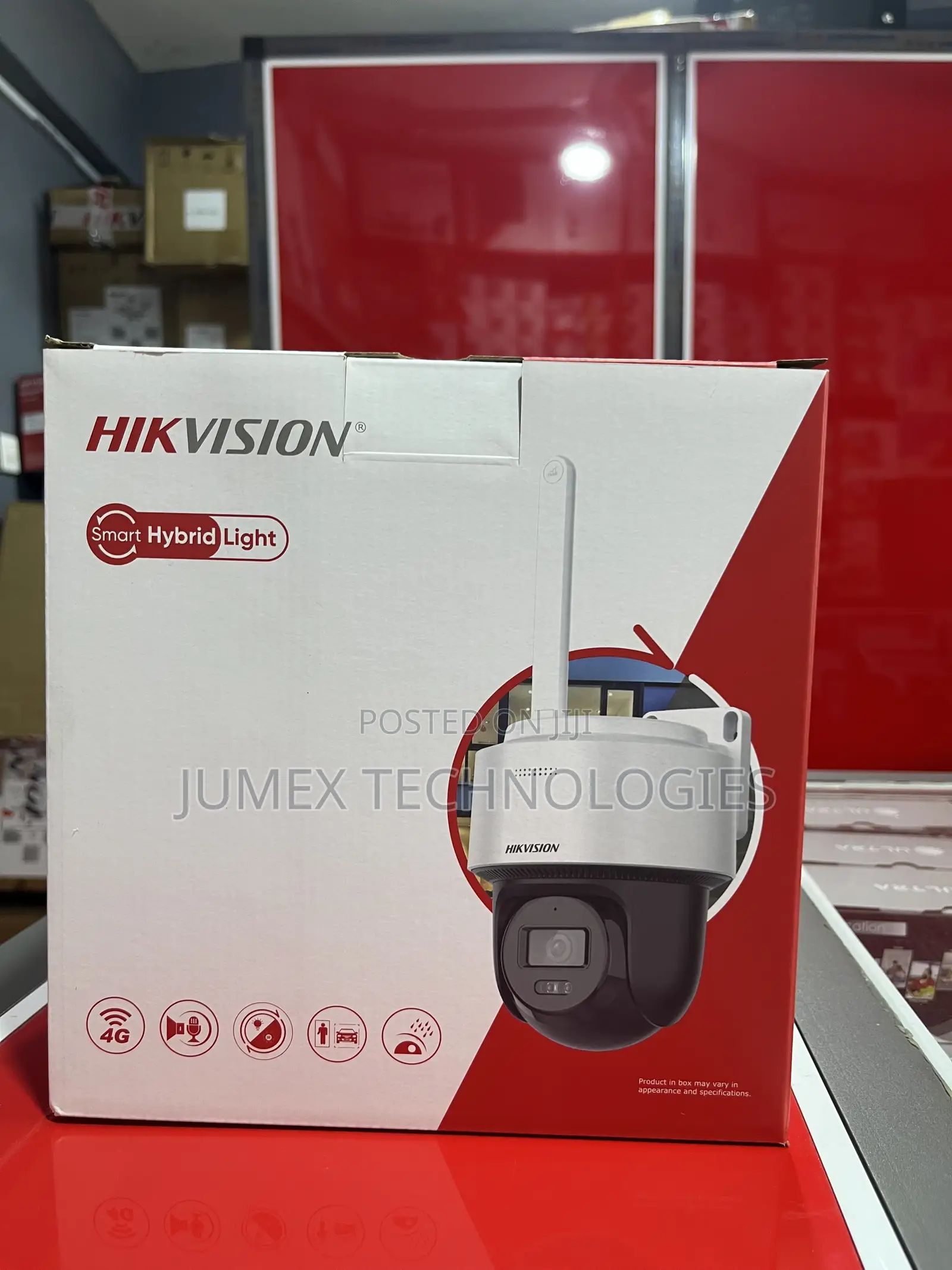 Hikvision 4g Sim Pt Smart Hybrid Light Canera Ds-2de2c400mwg-4g