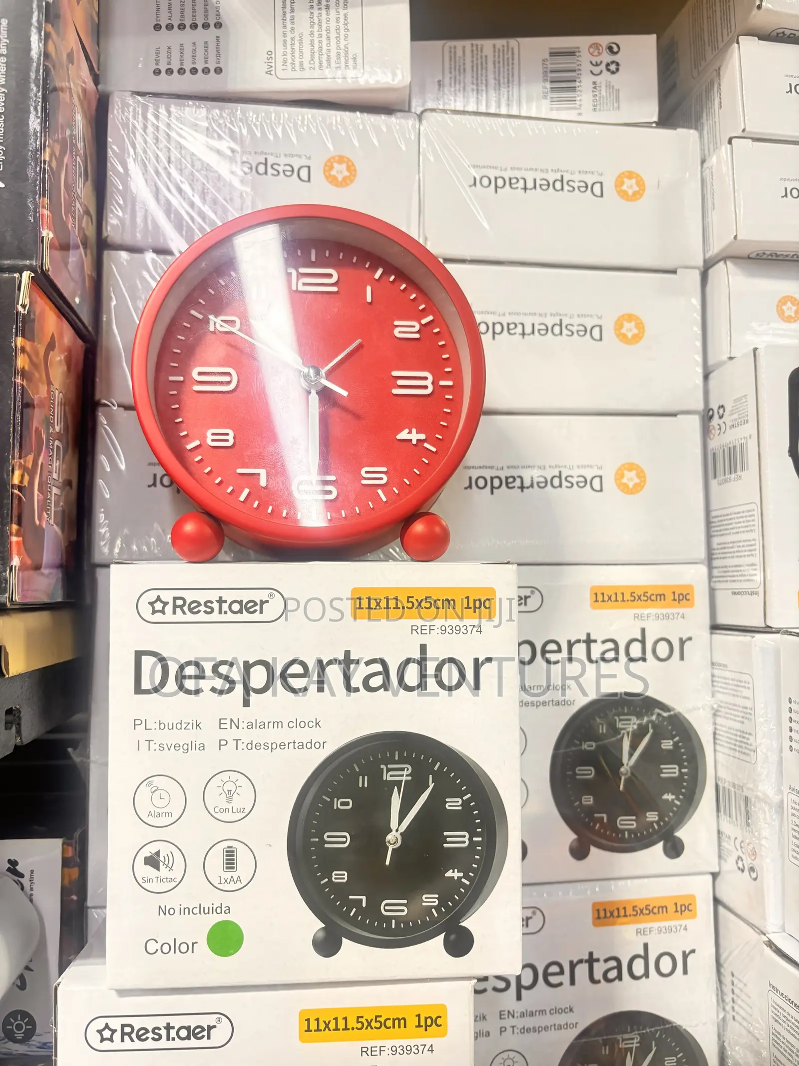 Small Cute Metal Alarm Clock