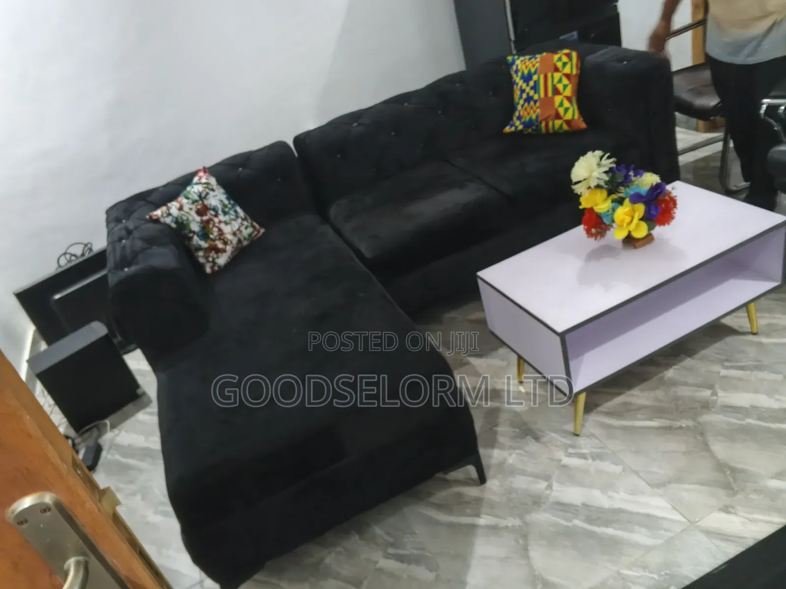 Sofa L Shape With Single Plus Center TABLE