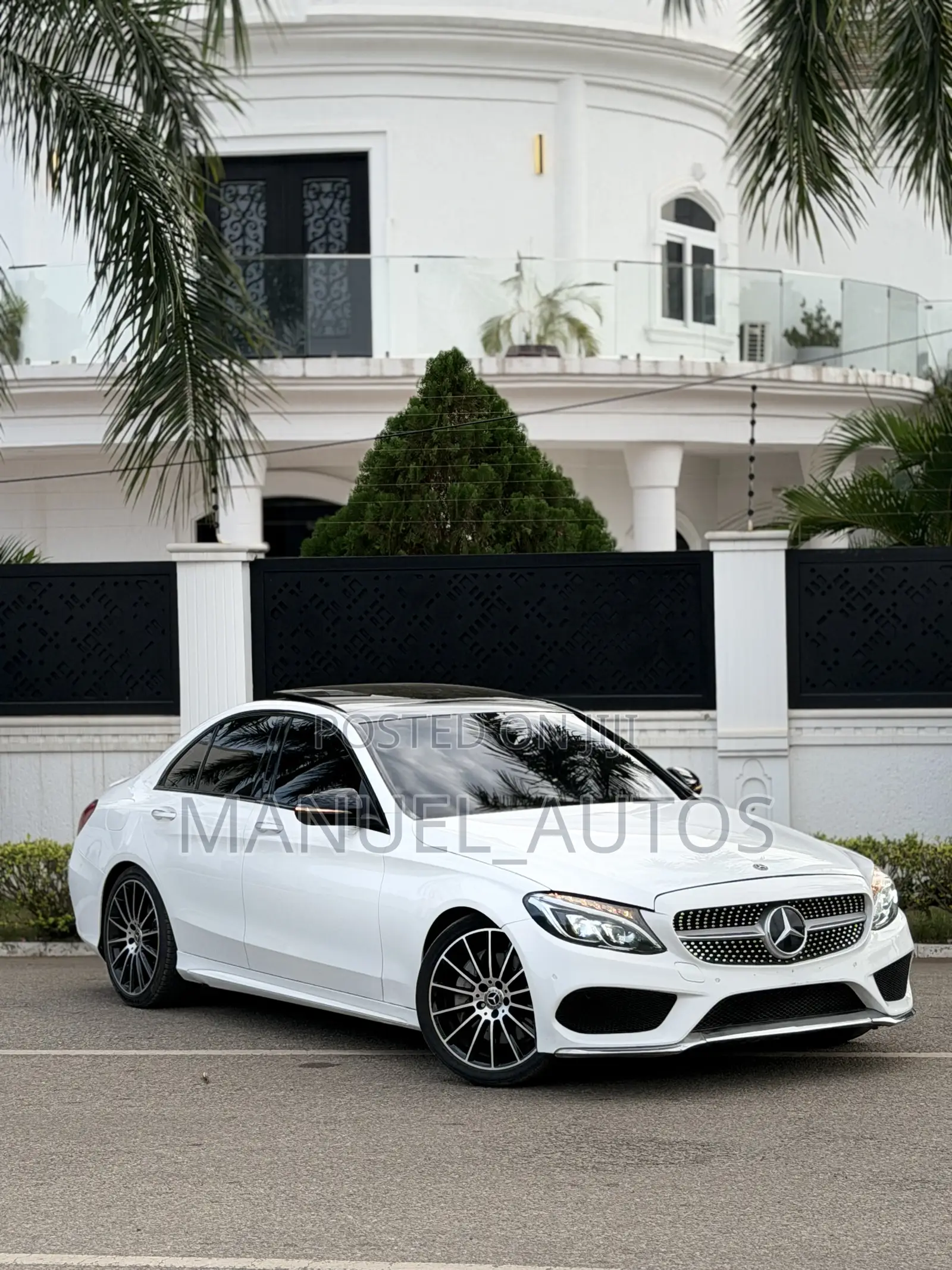 Mercedes-Benz C300 Sport 4Matic Sedan AWD (2.0L 4cyl 7A) 2017 White
