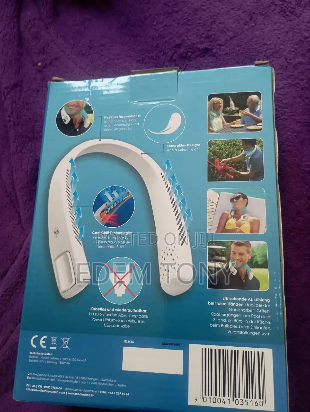 The Livington Cool2Go Wearable Personal Neck Fan