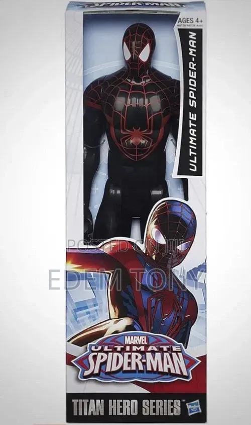 Spider Man Titan Hero Series Ultimate Spider-Man Miles Morales 12"