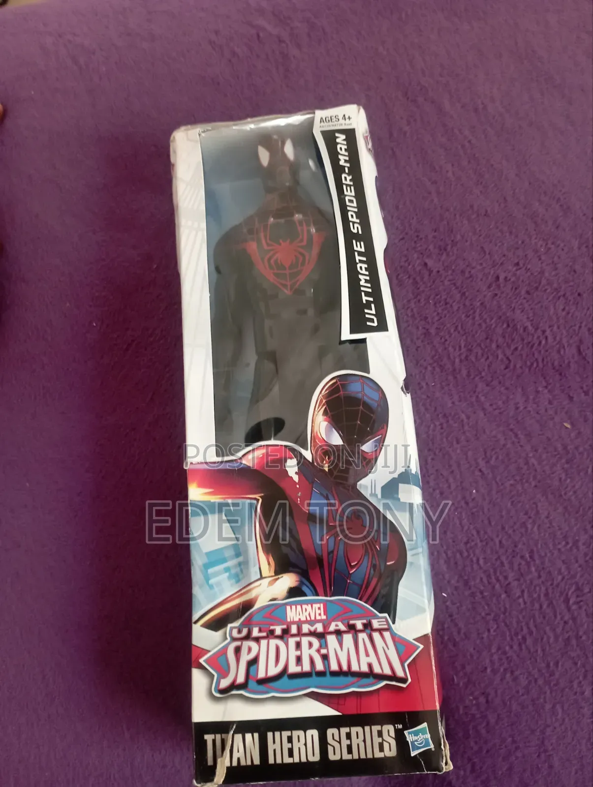 Spider Man Titan Hero Series Ultimate Spider-Man Miles Morales 12"
