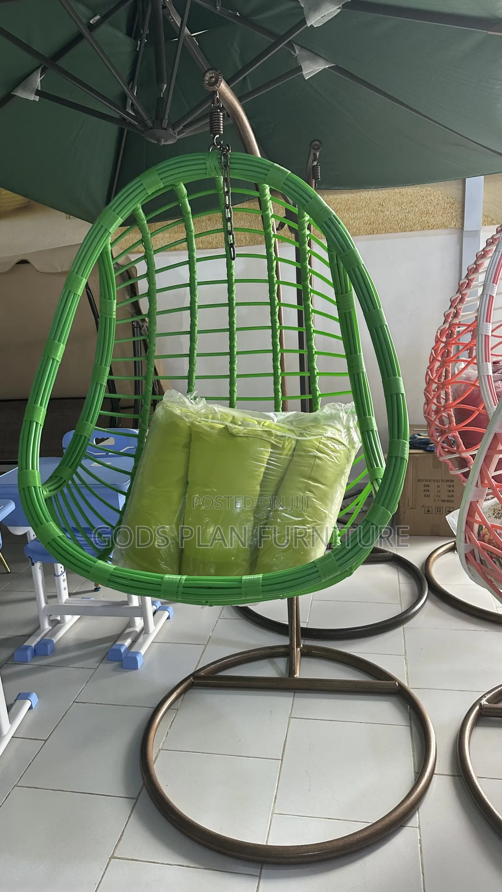 Green Garden Swing Chair (FM)